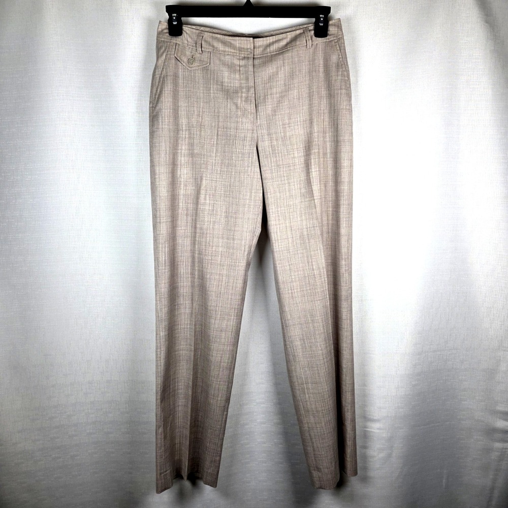 VTG Pendleton Lightweight Pants Women's 10 Wool/Polyester Blend Beige Secretary‎